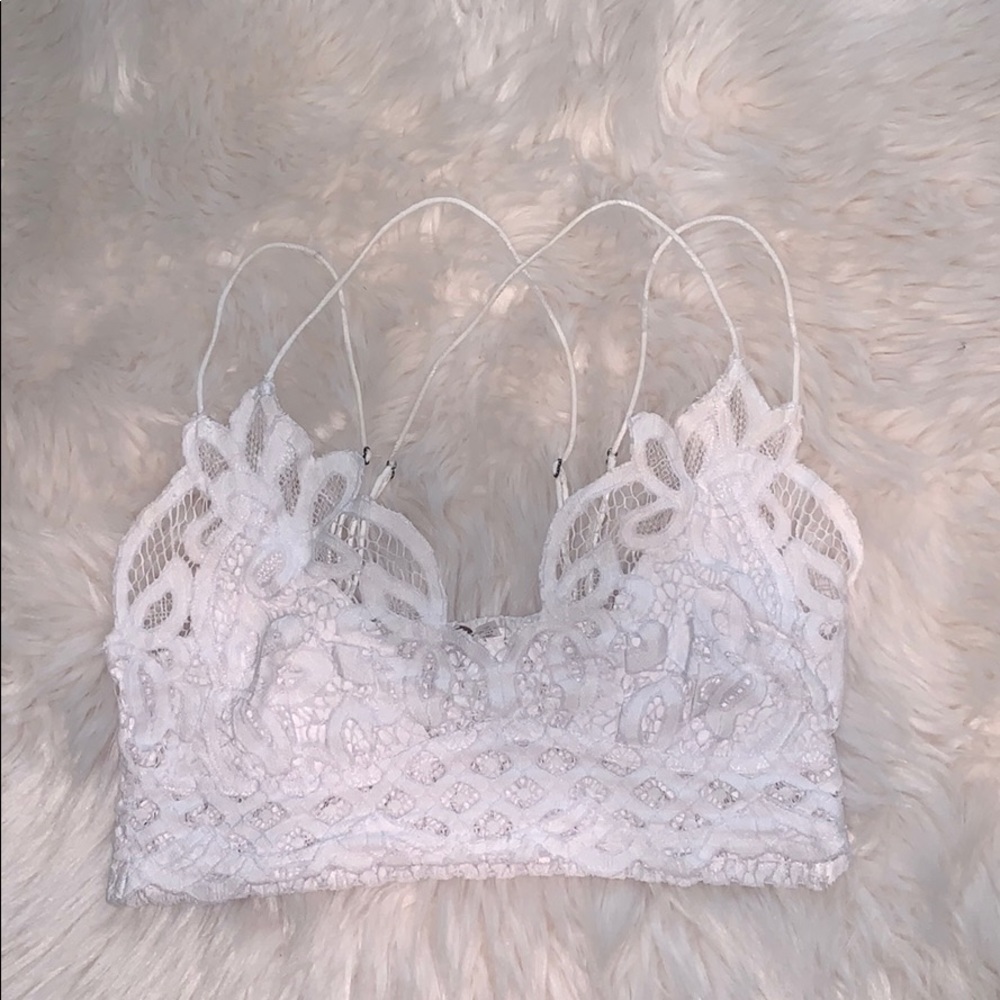Free People Bralette size Medium White